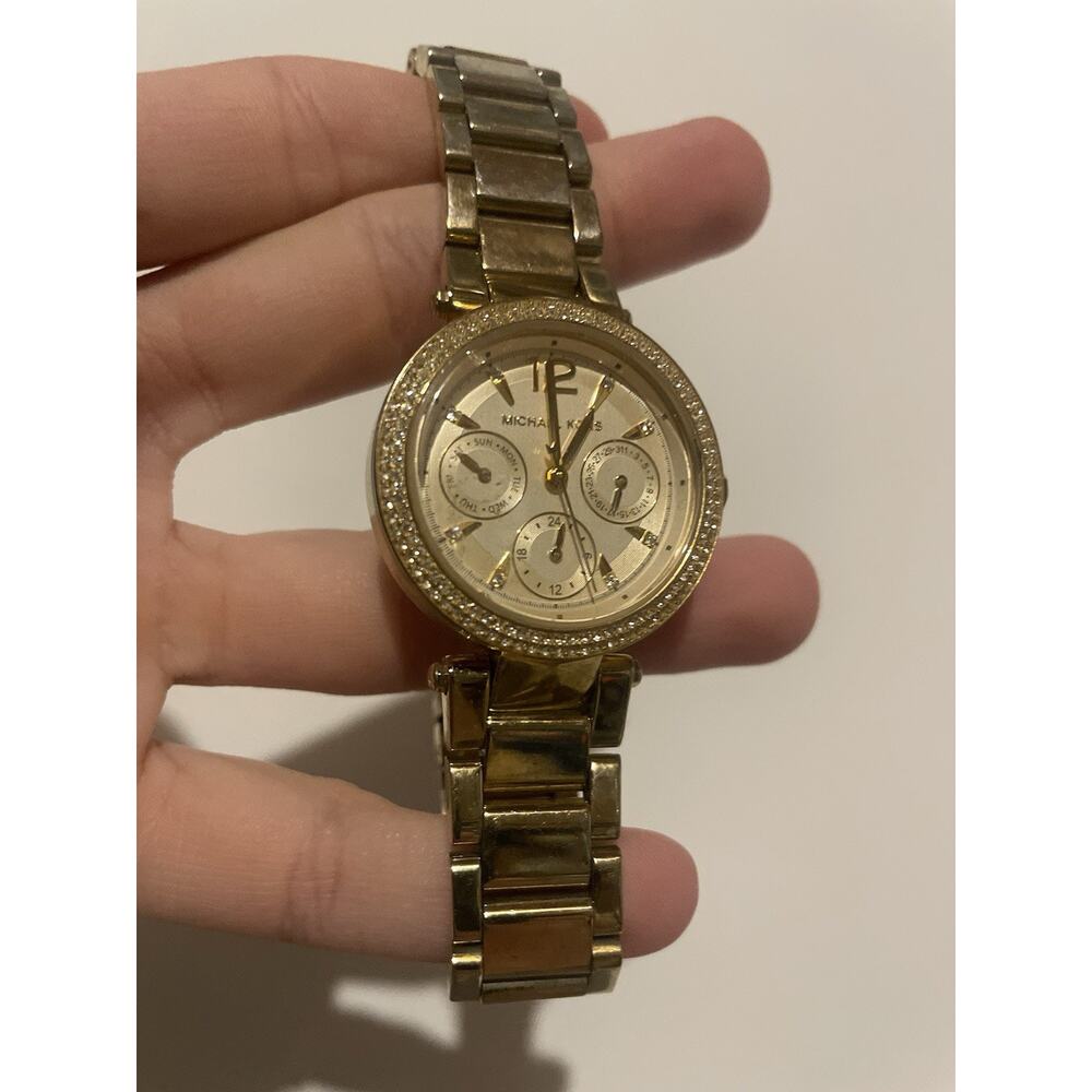 Michael Kors Women Stainless Steel Analog Dial Quartz Watch Needs Battery - Picture 5 of 9